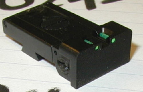 Dawson Adjusting Rear Sight-Fiber Optic- Bomar Type