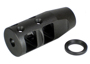JP Tactical Compensator 1/2-28 TPI .750 OD .281 Exit Matte Black