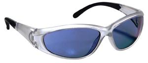 Peltor XF303 X-Factor® Safety Glasses Silver Frame, Blue Mirror Lens