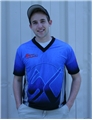 Shooters Connection BLUE V-neck Techwear Team Shirt