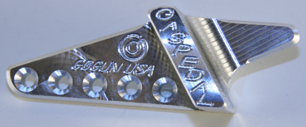 GoGun Doc's Original Gas Pedal Machined Finish