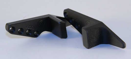 GoGun Racer's Cut Gas Pedal Black Finish Grit