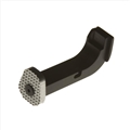 Glockworx ZT Extended Magazine Release Silver 
