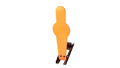 Gunfighter Targets 42" Popper Target with Stand