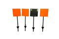 Gunfighter Targets Quick Flip Auto Reset 8x8 Set of 4