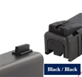Dawson Precision Glock 42 Black Rear/Black Front Carry Fixed Sight Set