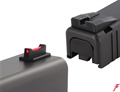 Dawson Precision Glock Gen5 G17/G19 Fixed Competition Sight Set Black Rear/FO Front