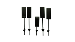 Gunfighter Targets Quick Flip 4x10 set of 5