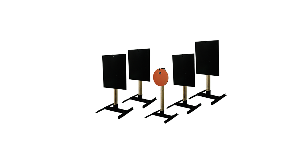 Gunfighter Targets Steel Challenge SR500 "Smoke & Hope" Stage