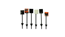 Gunfighter Targets Quick Flip 4x4.5 Set of 6