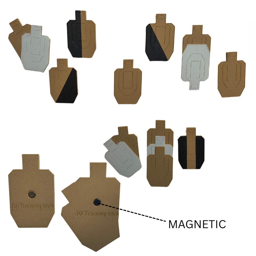 JV Training 10-Pack Magnetic Dry Fire Target-USPSA