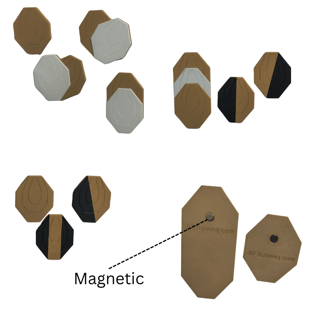 JV Training 10-Pack Magnetic Dry Fire Target-IPSC