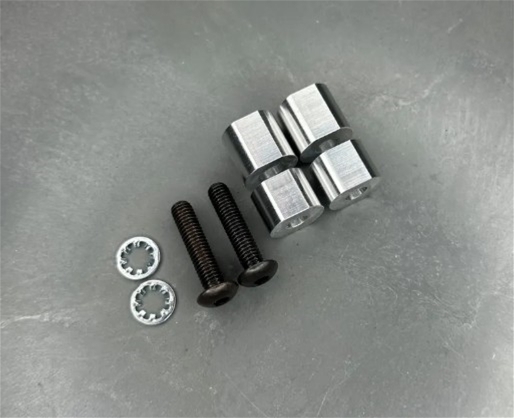 BNB Machine Multiple Size Aluminum Boss Holster/Hanger Spacer Replacement Kit