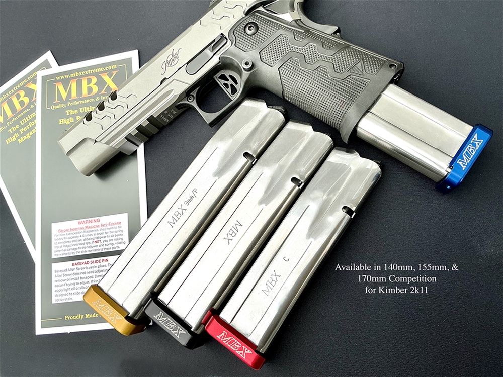 MBX Extreme 140mm Complete Kimber 2K11 Magazine Limited Optics 9mm
